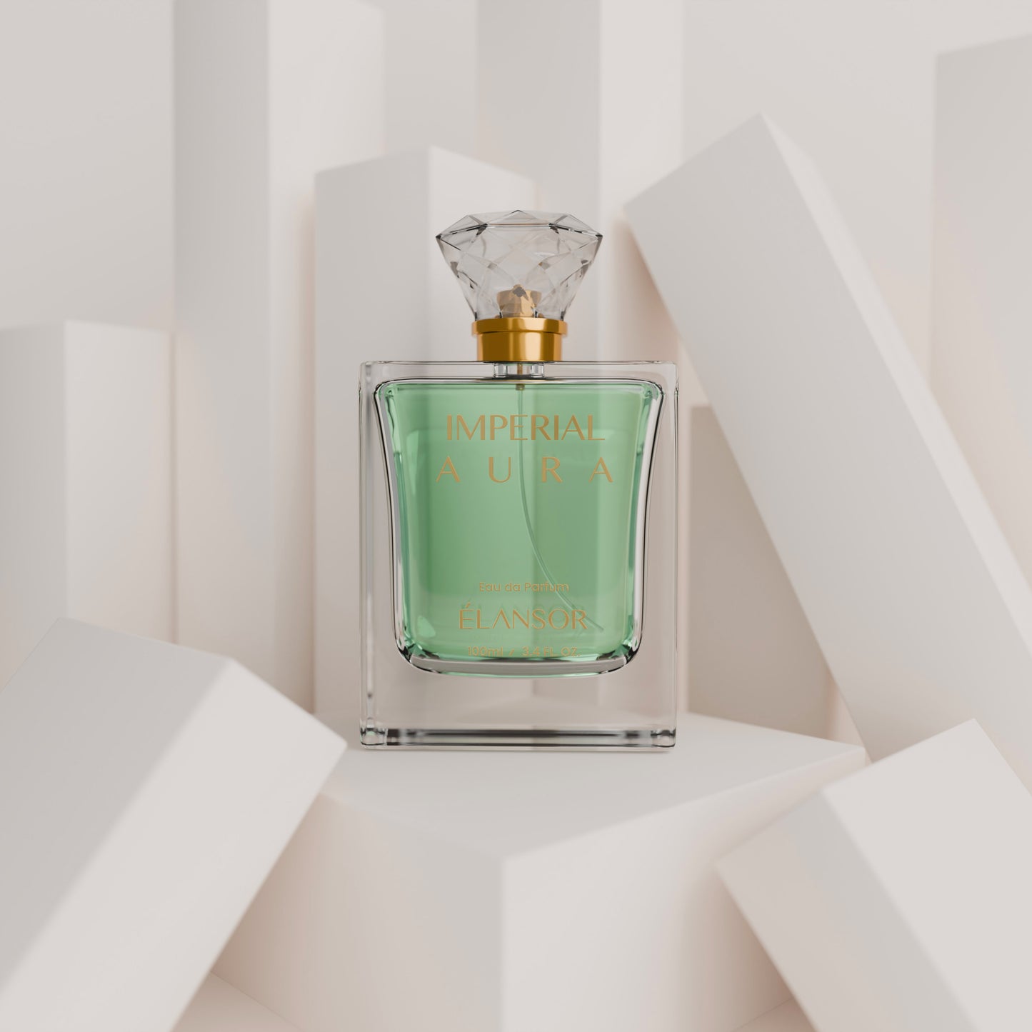 Imperial Aura by Elansor – 100ml Vanilla Rose Perfume for Women | Élansor