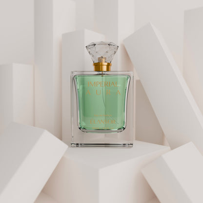Imperial Aura by Elansor – 100ml Vanilla Rose Perfume for Women | Élansor