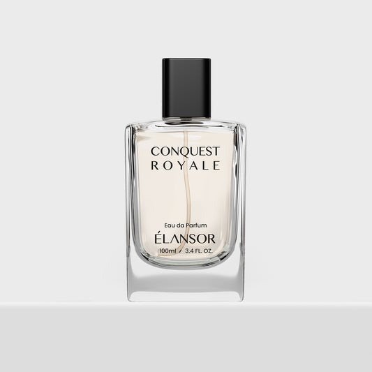 Conquest Royale – Best Long-Lasting Woody & Fruity Perfume for Men | Shop Now!