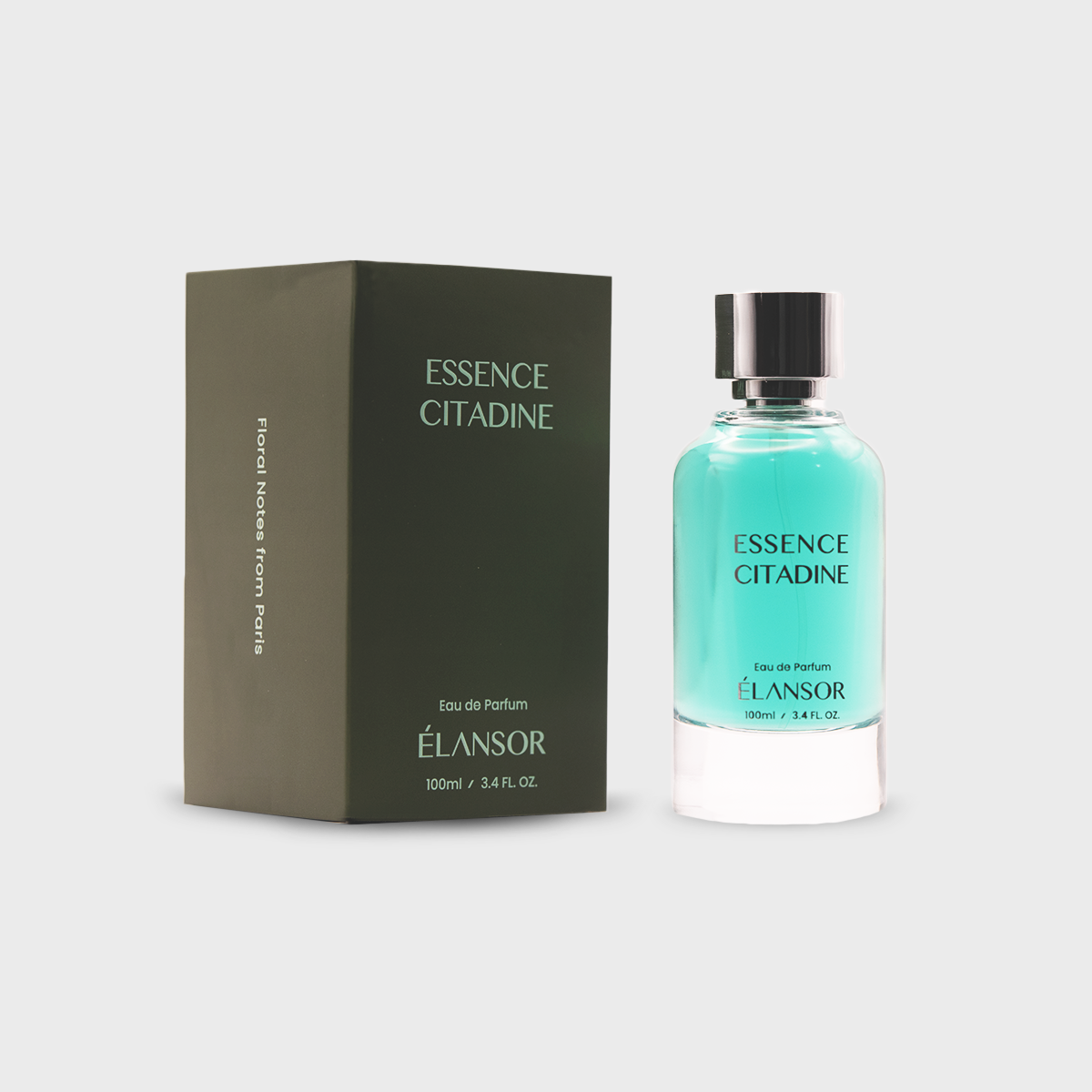 Essence Citadine by Élansor – Urban Ginger & Woody Fragrance for Men - Inspired by Valentino Uomo Born in Roma - 100ml perfume bottle