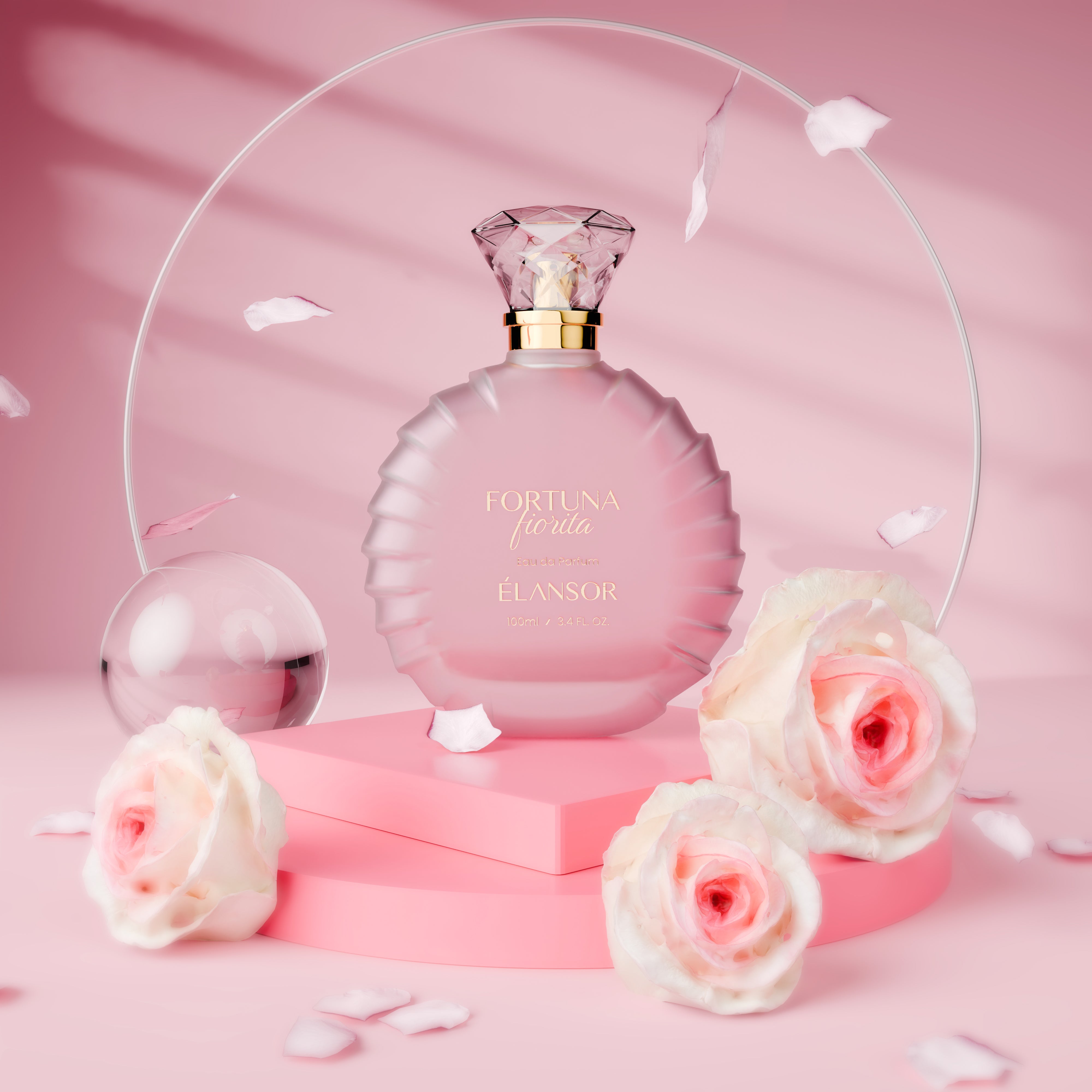 Fortuna Fiorita by Élansor – 100ml Sweet Citrus & Vanilla Perfume for Women - Long-lasting fragrance for her
