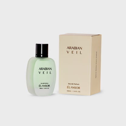 Arabian Veil By Elansor | Inspired by Yara Lattafa | Long-Lasting Rose & Amber Fragrance for Women