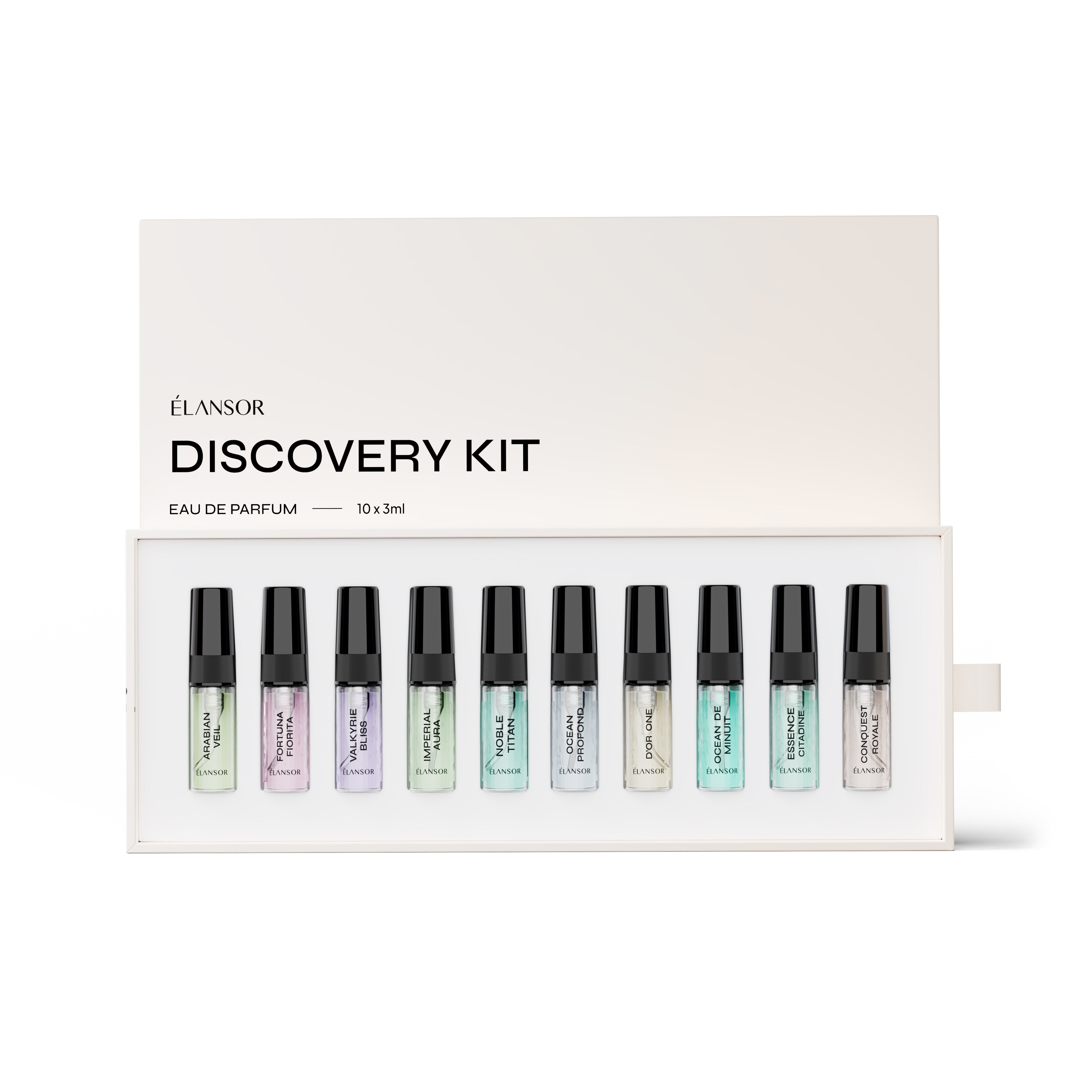 Élansor Discovery Kit | Luxury Perfume & Cologne Sampler Set (10x3ml ...