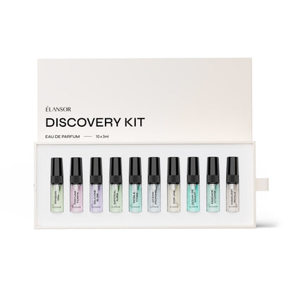 Élansor Discovery Kit | Luxury Perfume & Cologne Sampler Set (10x3ml) — Fragrance Sampler Set 